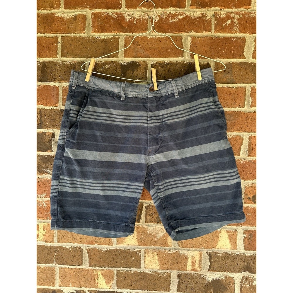 Polo Ralph Lauren Men's Straight Fit Blue Striped Shorts Size 36 US